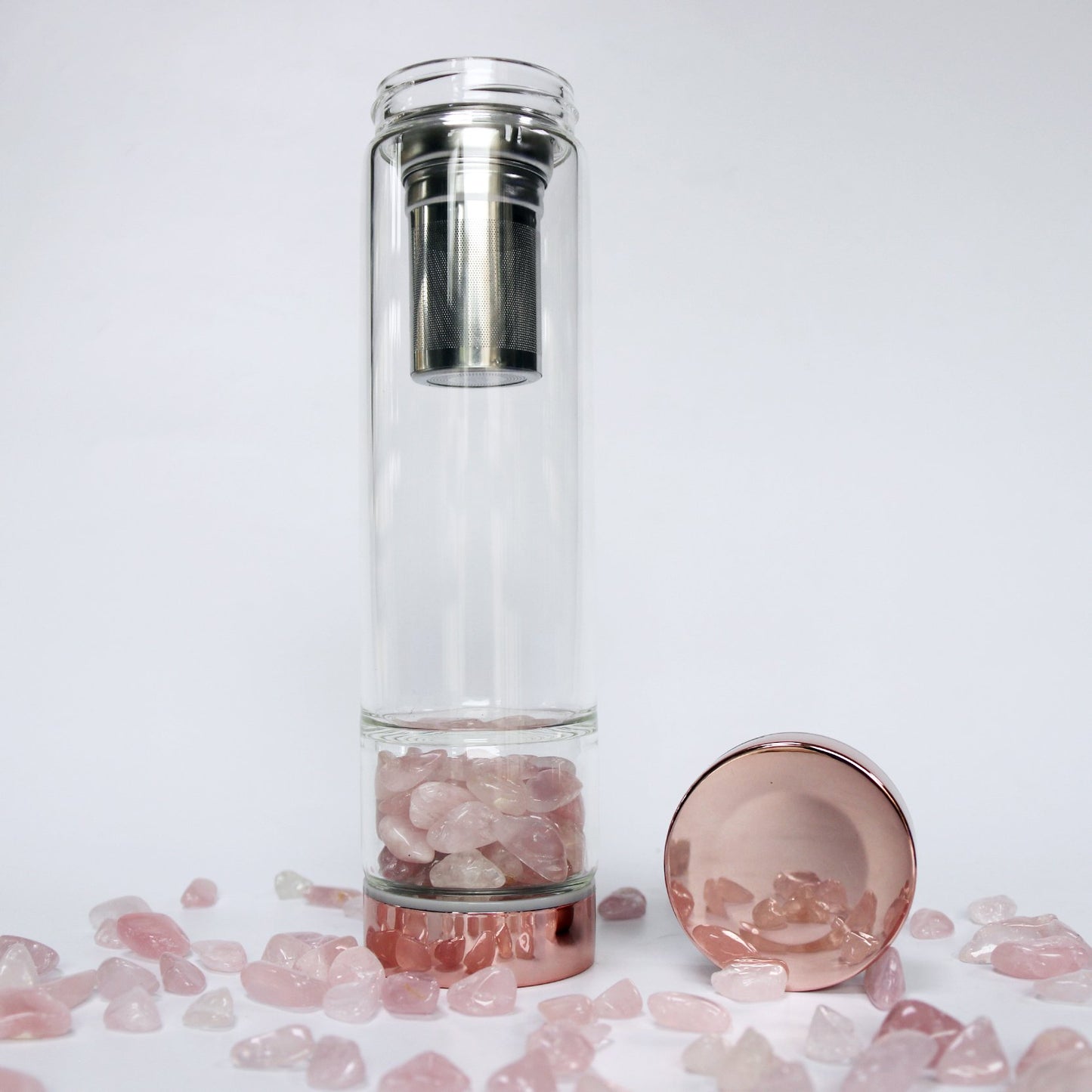 Heal Yeahh Crystal water and tea bottle