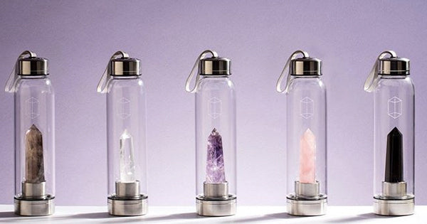 Heal Yeahh Crystal water and tea bottle
