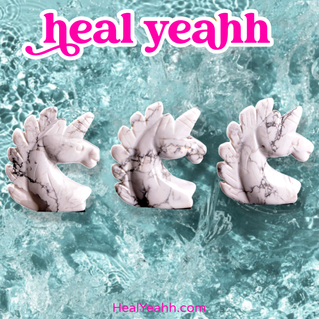 Howlite Unicorn Crystal