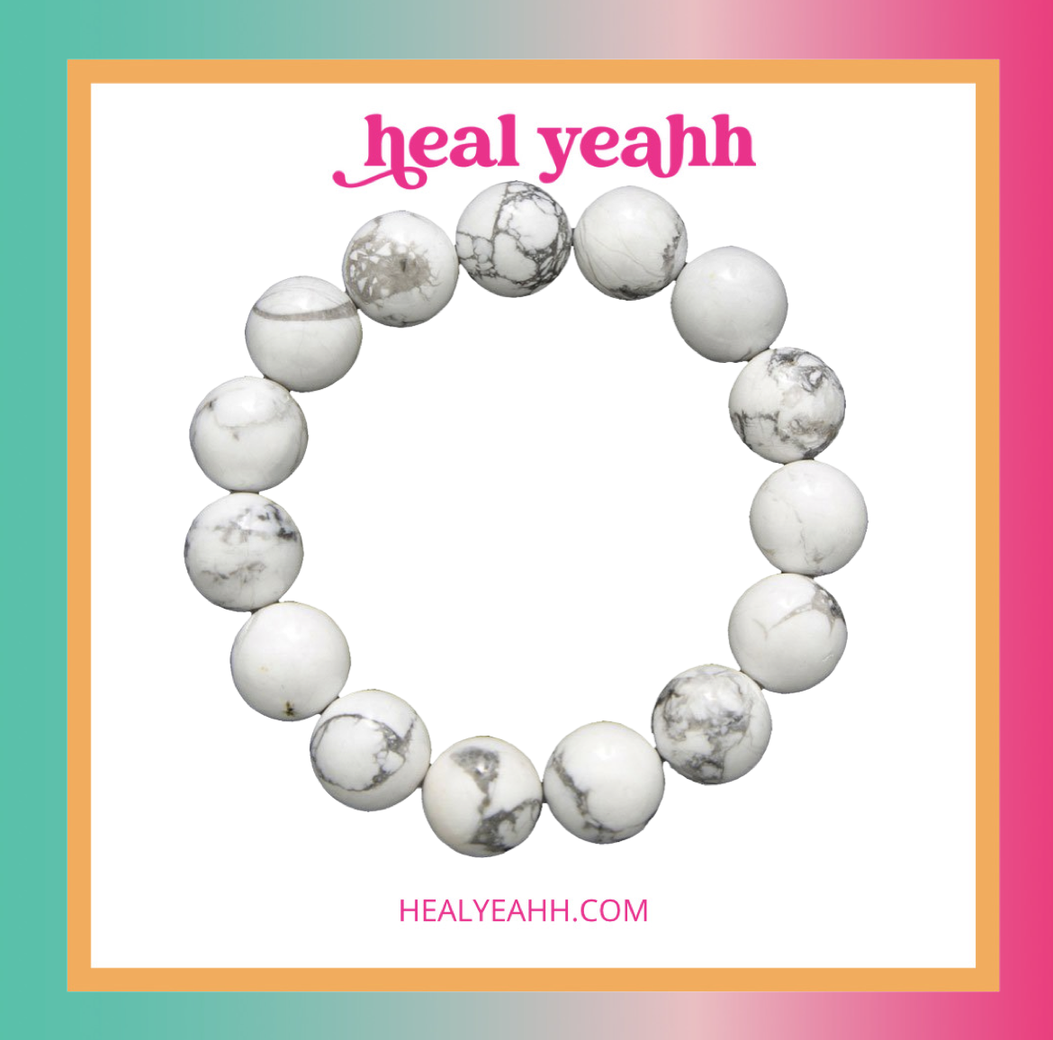 Howlite Crystal Bracelet