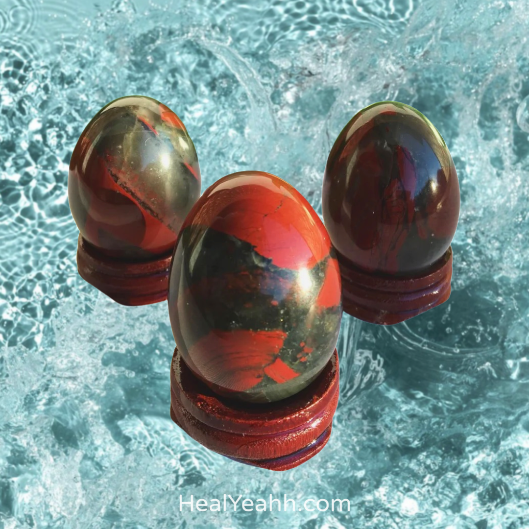 Bloodstone Crystal - Yoni Egg
