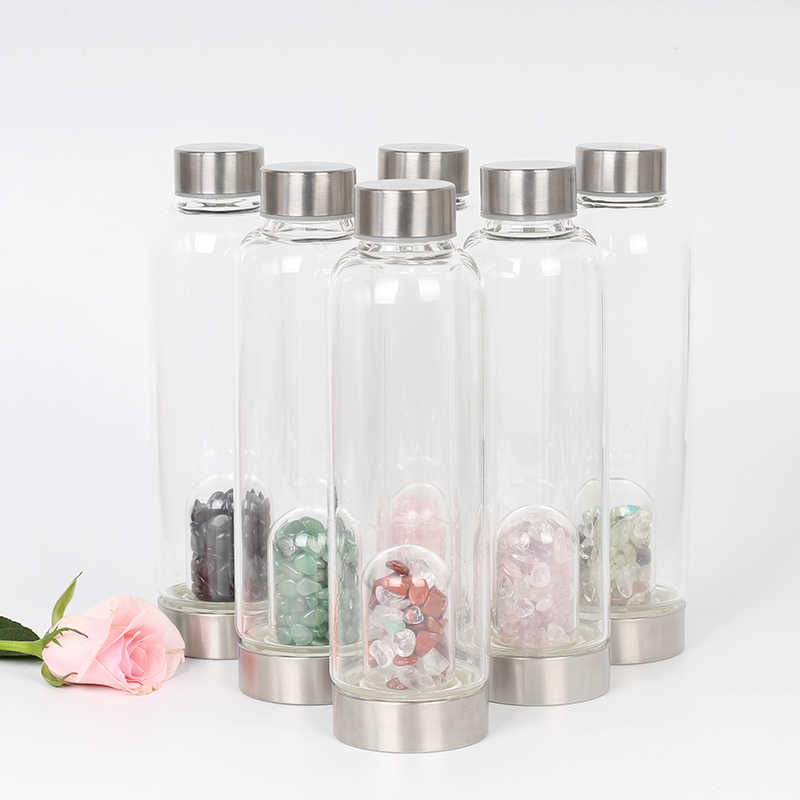 Heal Yeahh Crystal water and tea bottle