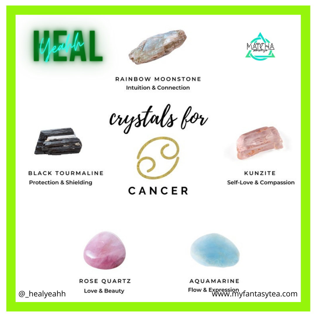 Cancer Zodiac Crystals- BIRTH SIGN