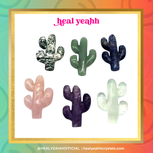 Cacti Crystal Carving