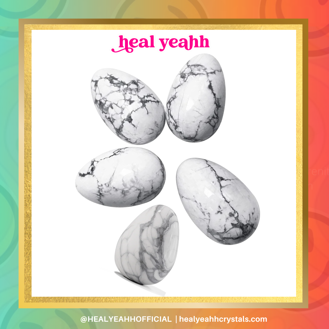 Howlite Crystal Egg
