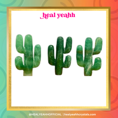 Cacti Crystal Carving