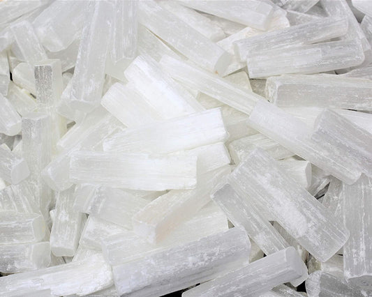 Selenite Rough Stones