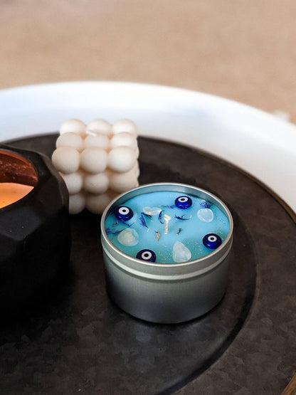 Protect Me - Evil Eye Candle