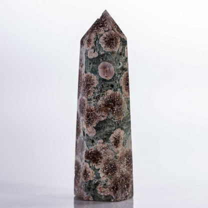 Green Flower Jasper Towers