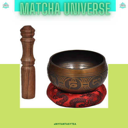 Natural Tibetan Singing Bowl Free Striker & cushion