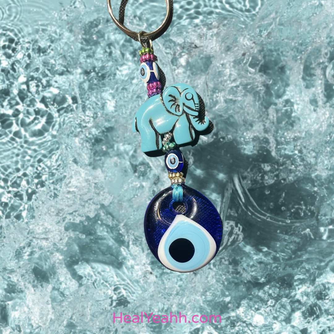 🐘 Elephants Good luck - Evil Eye Keychain