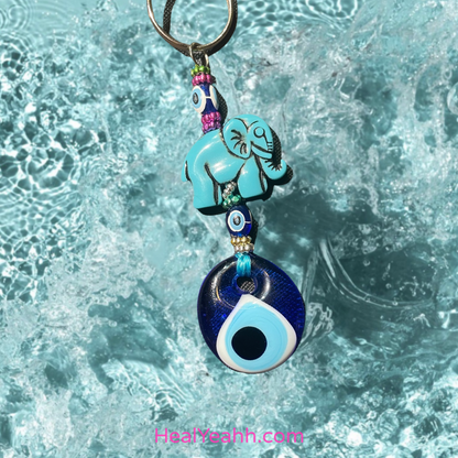 🐘 Elephants Good luck - Evil Eye Keychain
