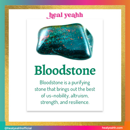 Bloodstone Crystal - Yoni Egg
