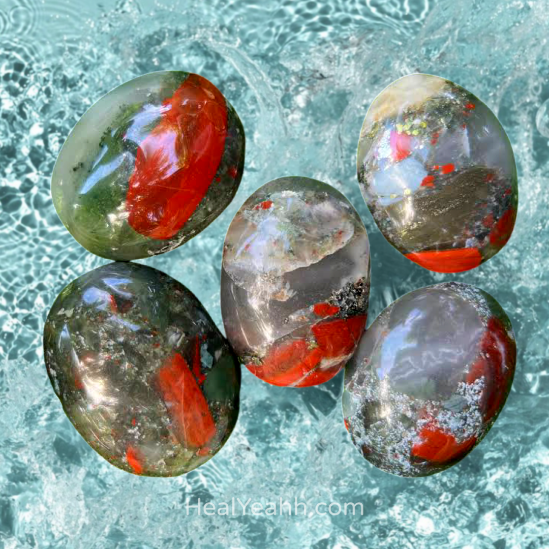 Bloodstone Crystal - Yoni Egg