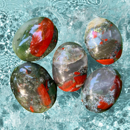 Bloodstone Crystal - Yoni Egg