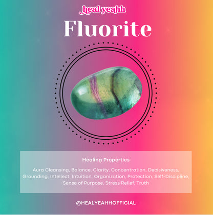 Rainbow Fluorite Crystal Bracelet