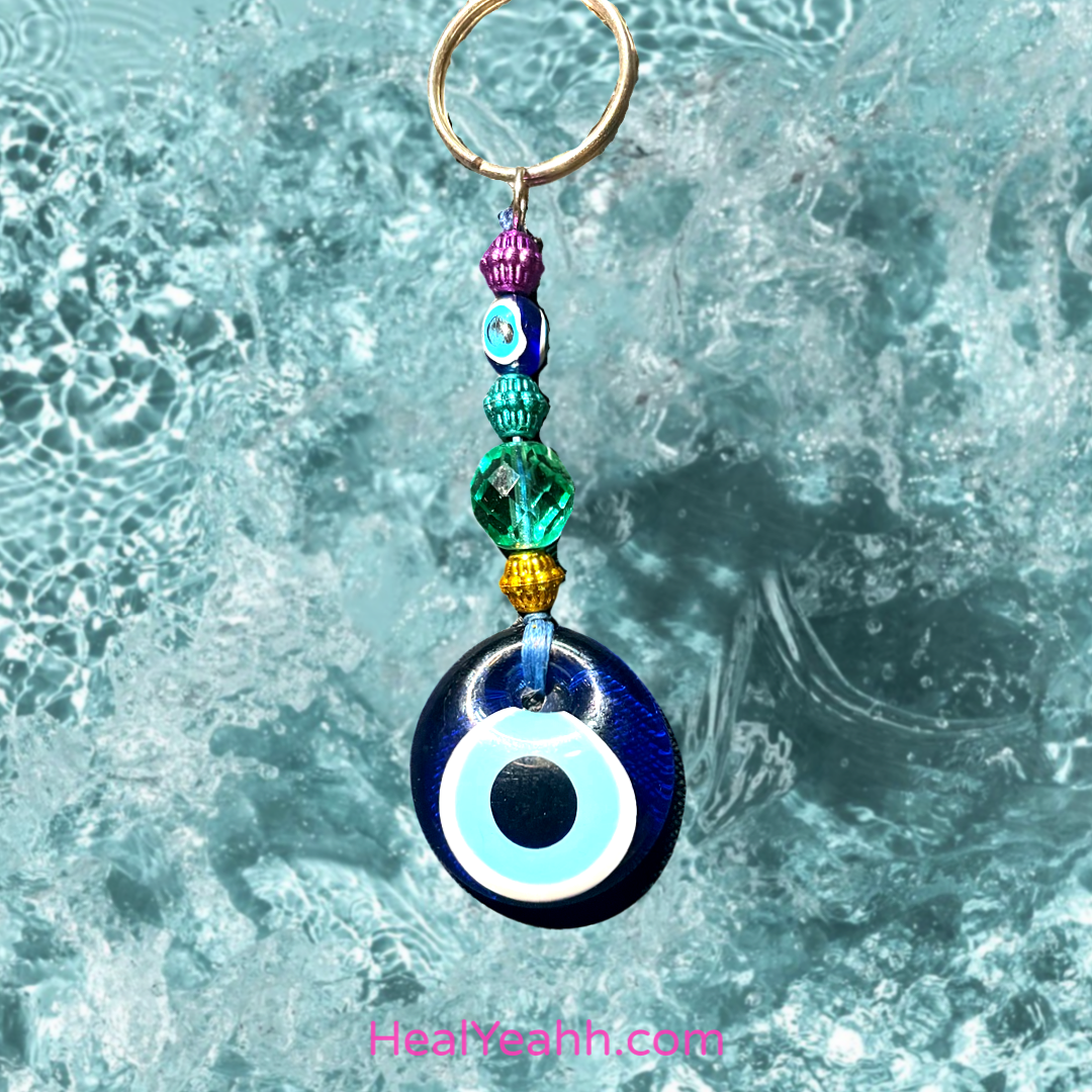 Rainbow Protection!  - Evil Eye Keychain