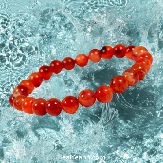 Carnelian Crystal Bracelet