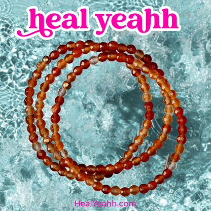 Carnelian Crystal Bracelet