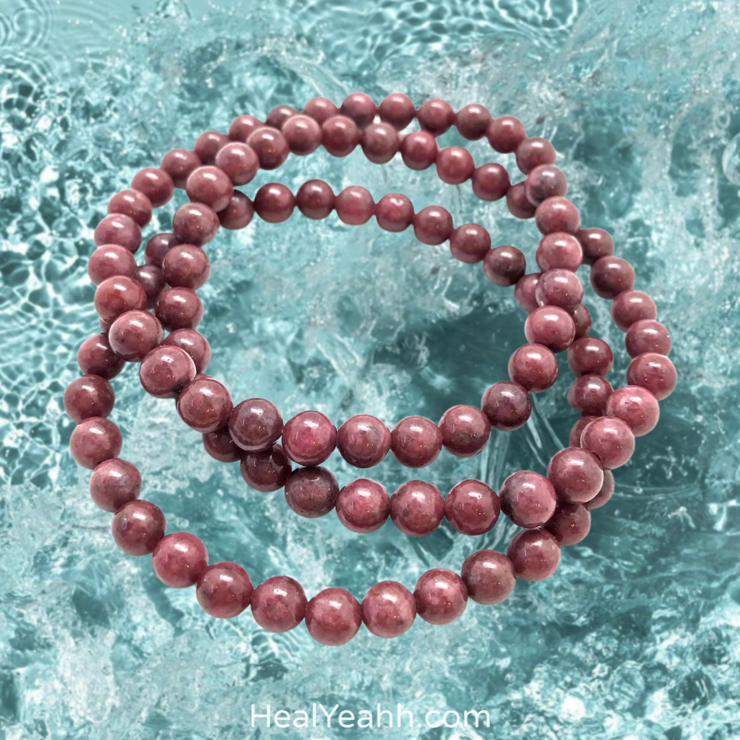 Rhodonite Crystal Bracelet