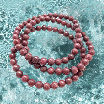 Rhodonite Crystal Bracelet
