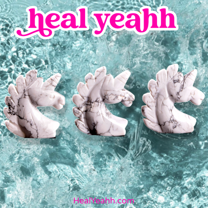Howlite Unicorn Crystal