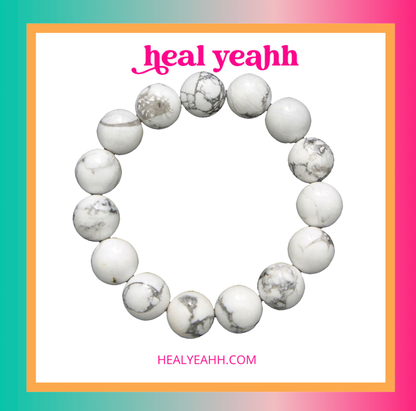 Howlite Crystal Bracelet