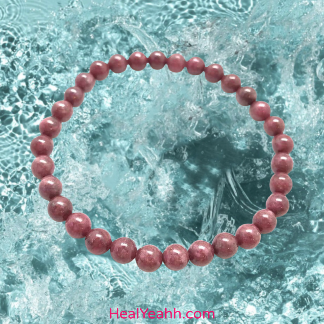 Rhodonite Crystal Bracelet