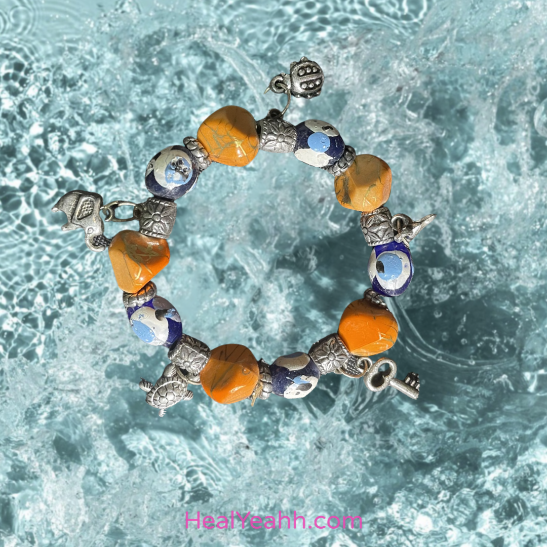 Ancestor Protected - Evil Eye Bracelet