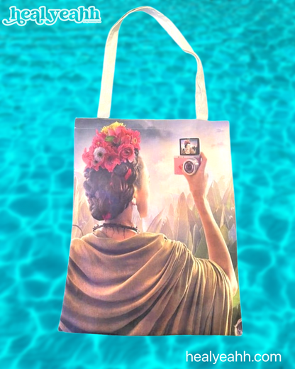 FRIDA THE LEGEND- Tote Bags