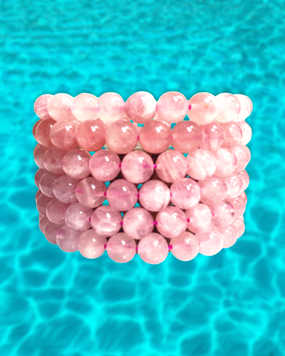 Rose Quartz  Crystal Bracelet