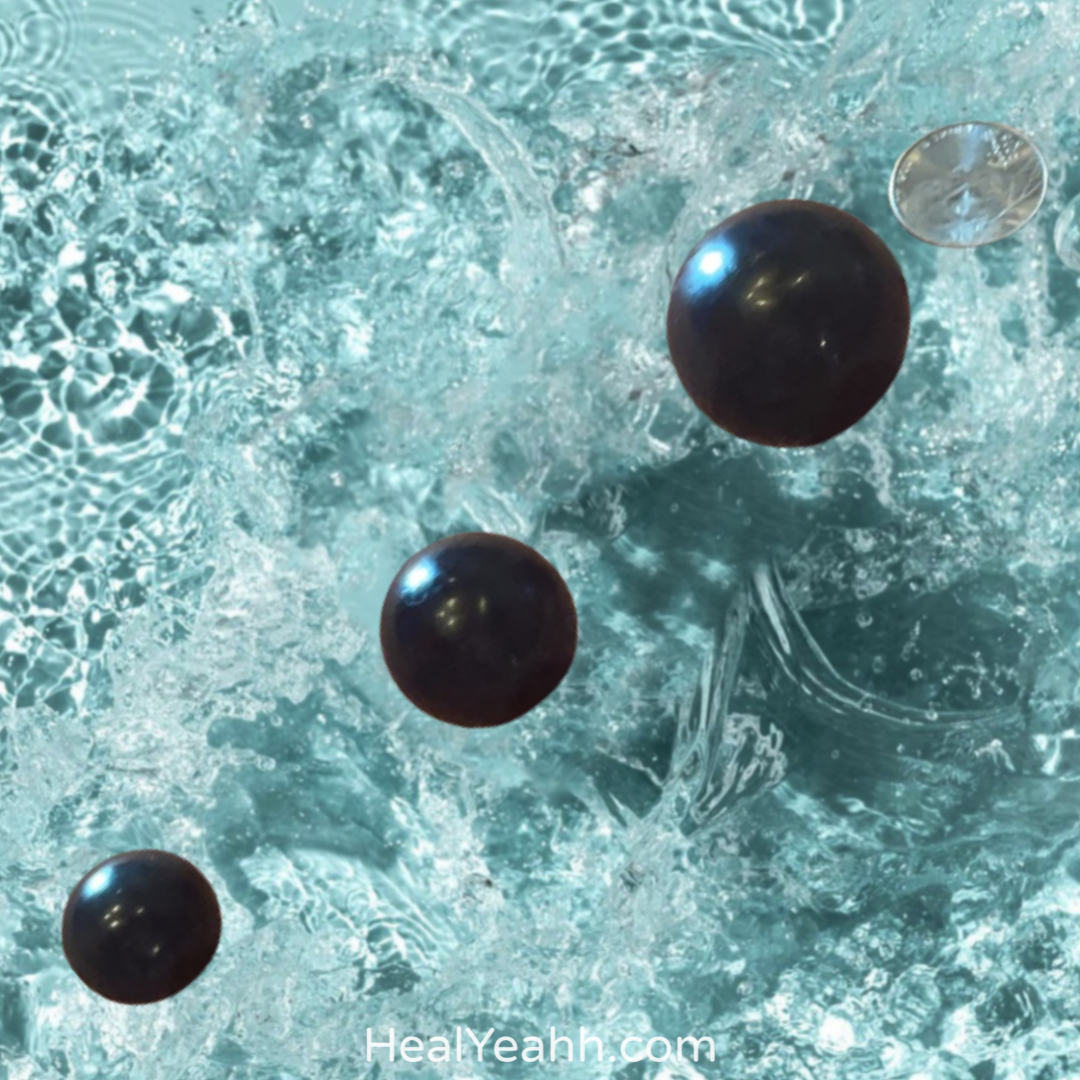Rainbow Obsidian Spheres