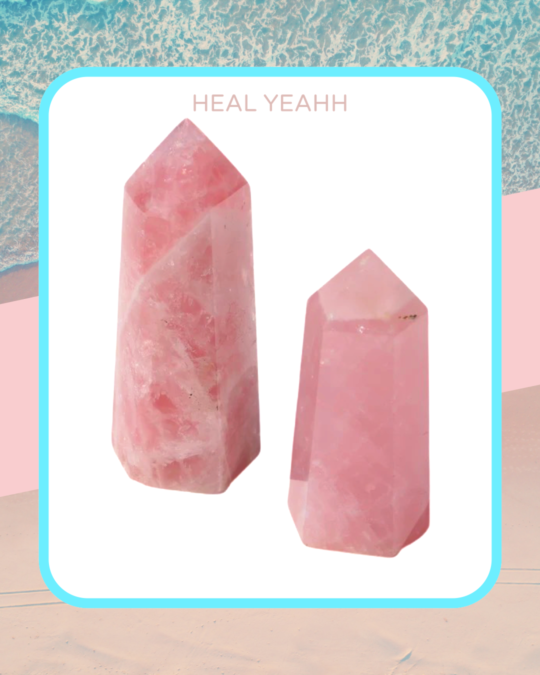 Rose Quartz Crystal (Different Shapes)