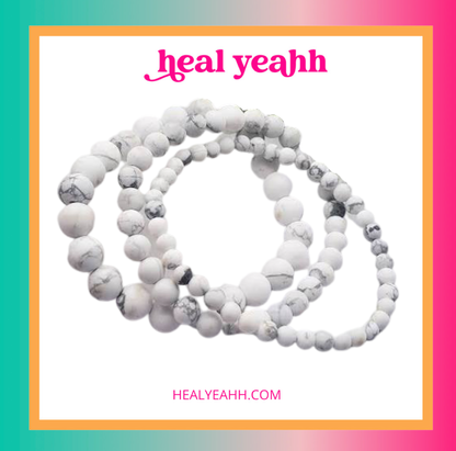 Howlite Crystal Bracelet