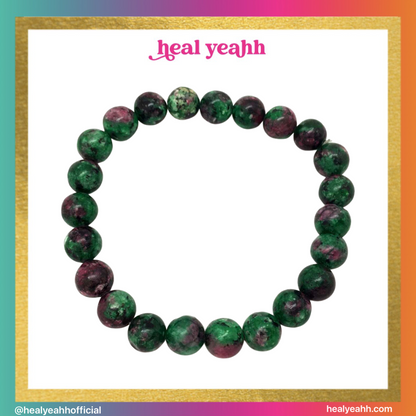 Ruby Zoisite Bracelet