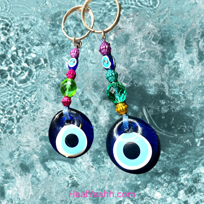Rainbow Protection!  - Evil Eye Keychain