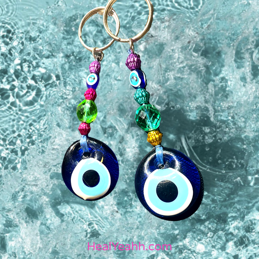 Rainbow Protection!  - Evil Eye Keychain