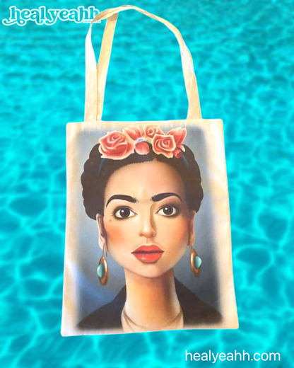 FRIDA THE LEGEND- Tote Bags