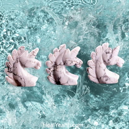 Howlite Unicorn Crystal