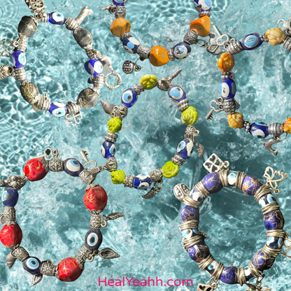 Ancestor Protected - Evil Eye Bracelet