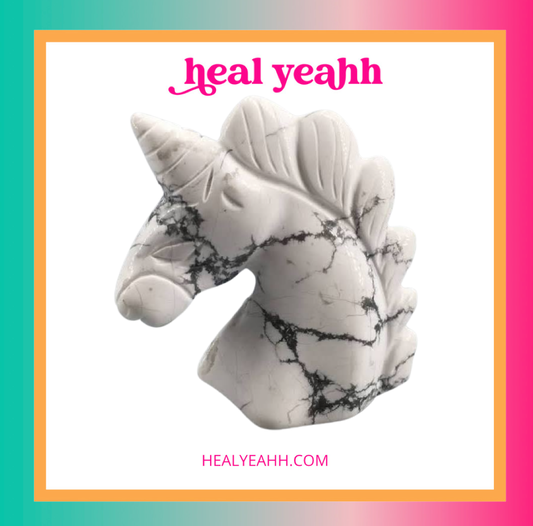 Howlite Unicorn Crystal