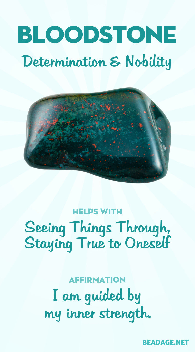 Bloodstone Tumbled Stone