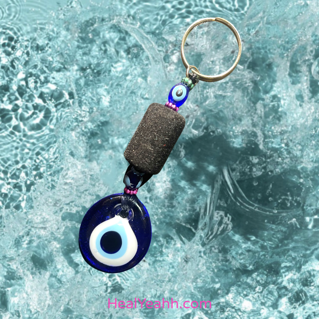 Clouded Judgement- Evil Eye Keychain
