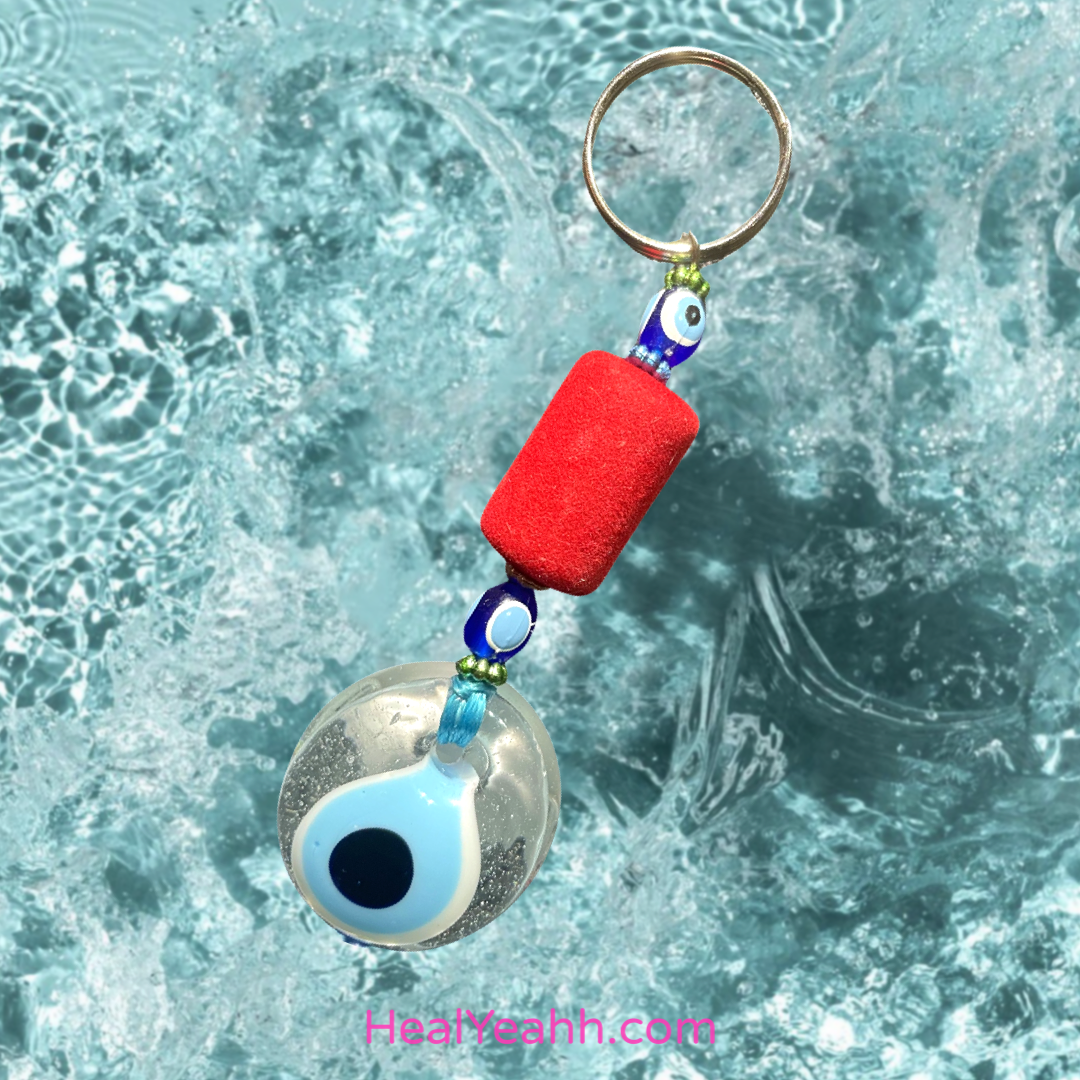 Clouded Judgement- Evil Eye Keychain