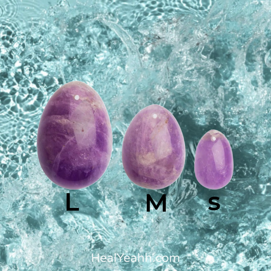 Amethyst Crystal Yoni Eggs